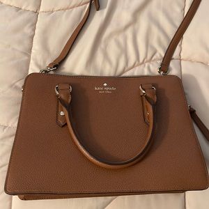 Barely used brown cognac Kate Spade crossbody bag.